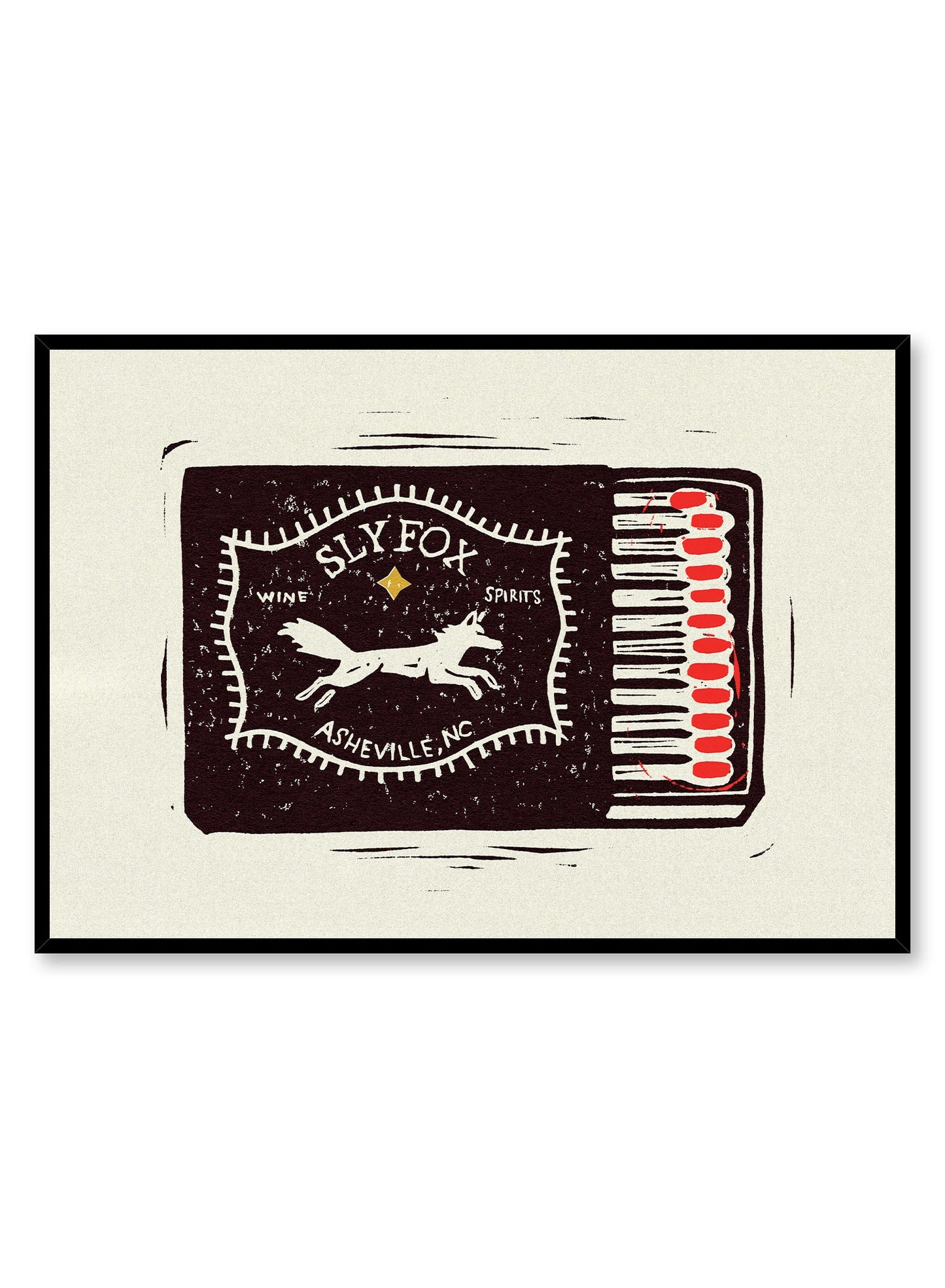 Sly Fox Matchbox, Poster