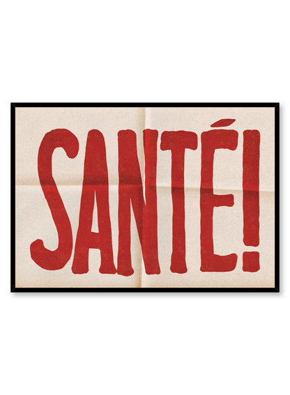Santé!, Poster
