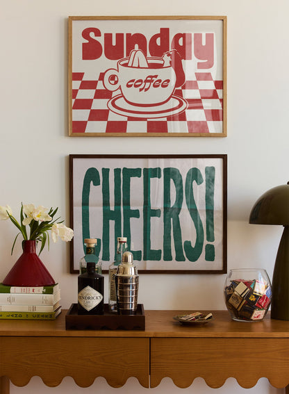 Retro Caffeine, Poster