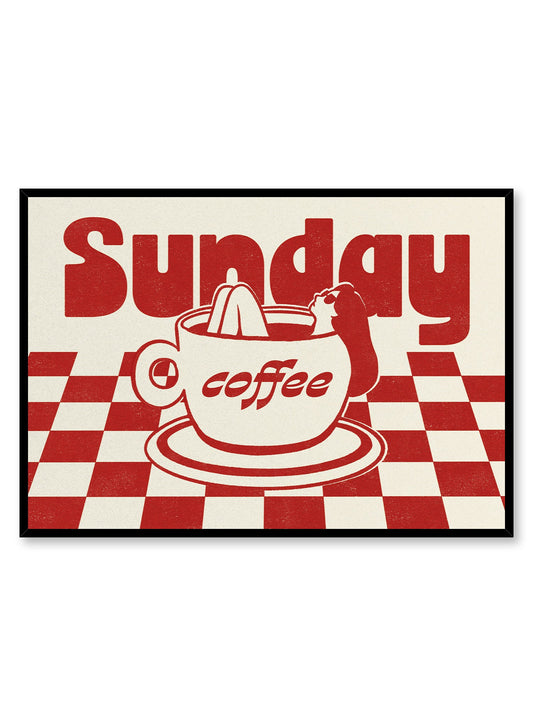 Retro Caffeine, Poster